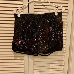 Multicolored workout shorts